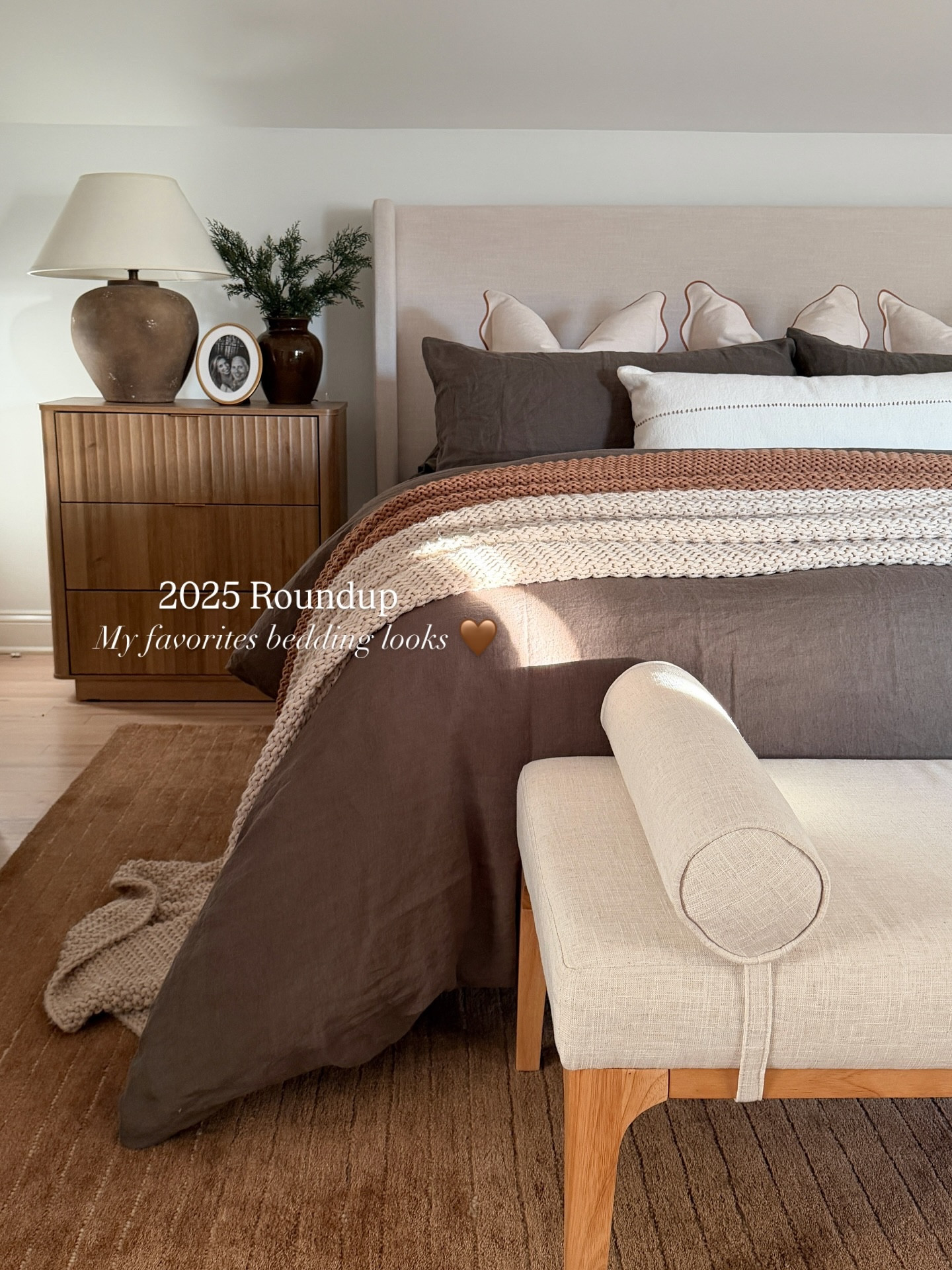 Sharing a roundup of my favorite bedding looks from 2025 - cozy, layered moments that felt lived-in at home and ended up being the ones you loved just as much as I did. 🤎



neutral bedding ideas, cozy bedroom inspo, layered bedding, modern organic bedroom, designer look bedding, bedroom refresh ideas, timeless home decor

#LTKFindsUnder100 #LTKHome #LTKSaleAlert