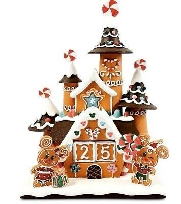 Disney Gingerbread Castle House Christmas Holiday Countdown Calendar NIB  | eBay | eBay US