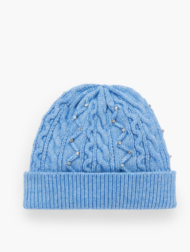 Rhinestone Embellished Beanie | Talbots