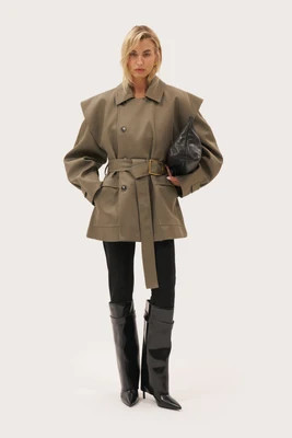 Lowe Trench - Khaki | Maebe UK