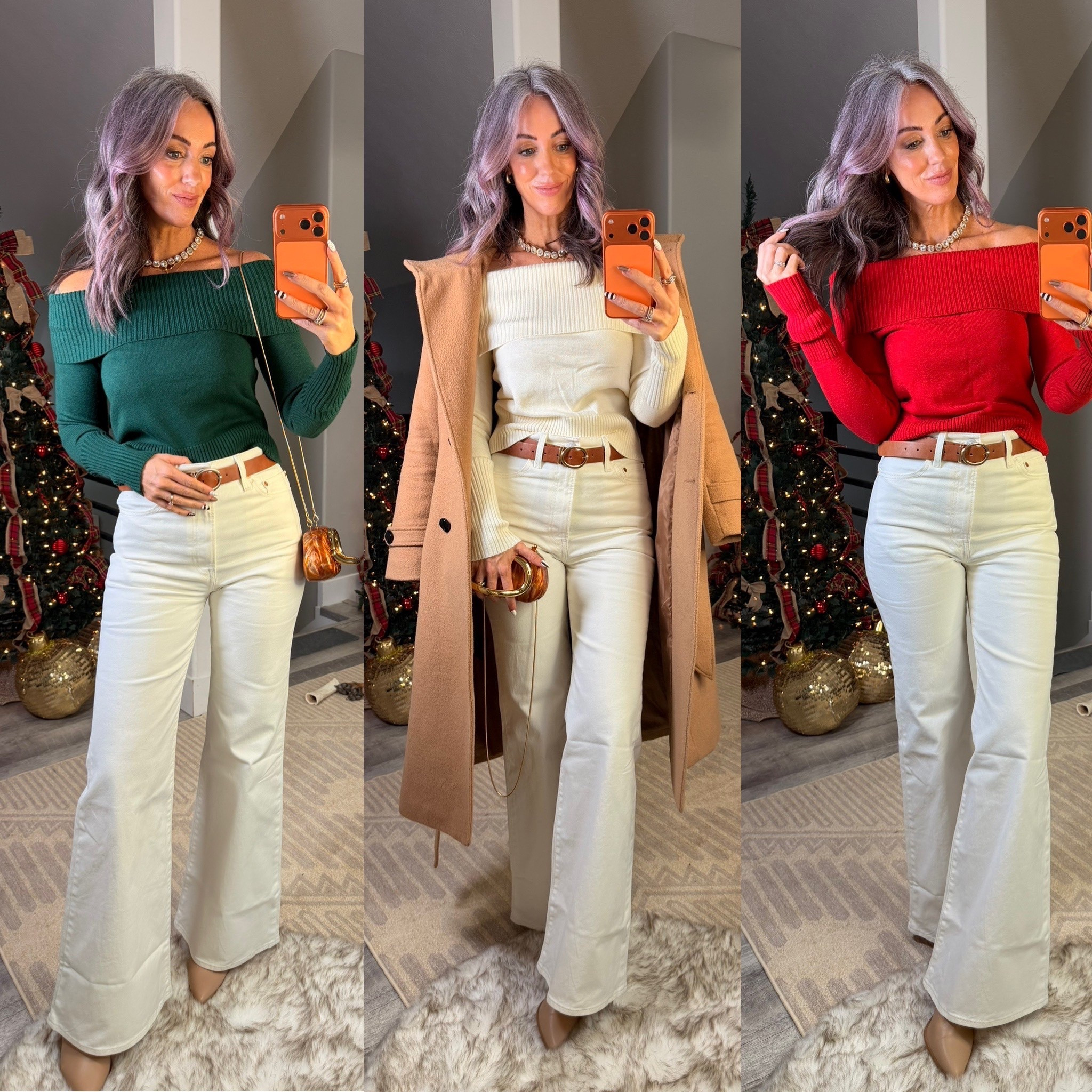 Versatile pieces to elevate any outfit, from cozy sweaters to elegant outerwear and statement jewelry. Sweater is size M

#LTKSeasonal #LTKHoliday