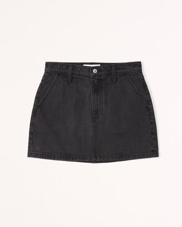 Denim Mini Skirt | Abercrombie & Fitch (US)