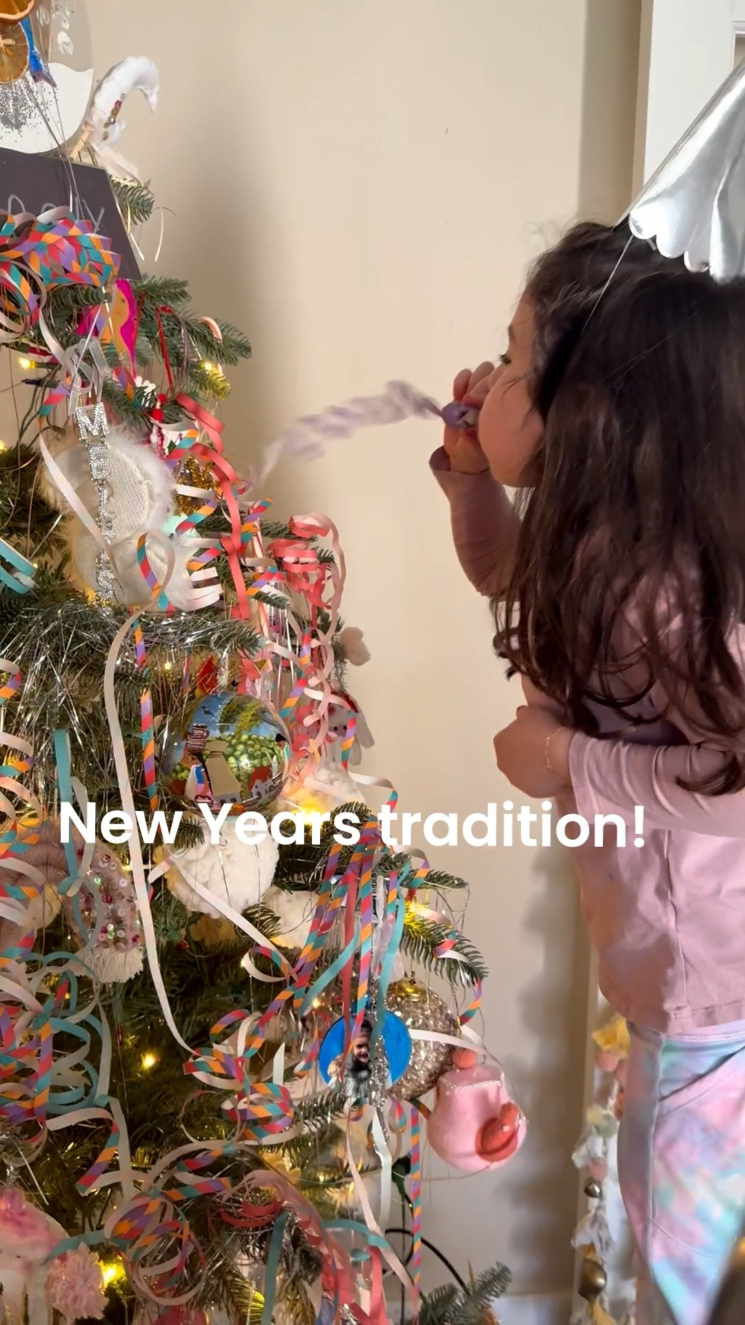 The fun streamers on our tree! #newyears #newyearsparty

#LTKHoliday #LTKKids
