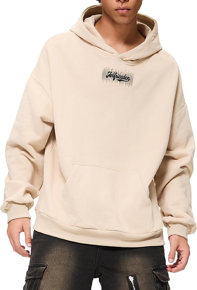 Aelfric Eden Hoodies for Women Oversized Letter Graphic Hoodie Sweatshirts Unisex Y2K Streetwear ... | Amazon (US)