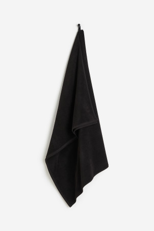 Terry Bath Towel - Black - Home All | H&M US | H&M (US + CA)