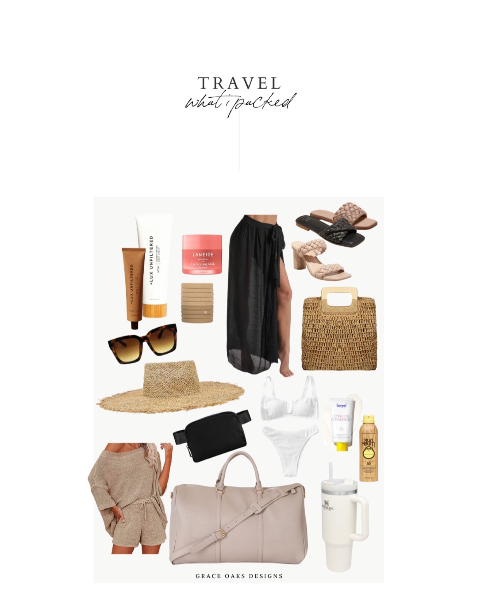 Travel essentials. What I packed. Mexico. Beach vacation. Cancun. Riviera Maya beach vacation  

#LTKswim #LTKtravel #LTKSeasonal