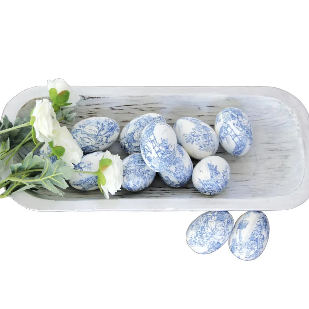 Blue Toile Egg Set, French Country | Etsy (US)