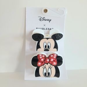 BaubleBar x Disney Mickey & Minnie Mouse 2 Pack Hair Claw Clip Set | Poshmark
