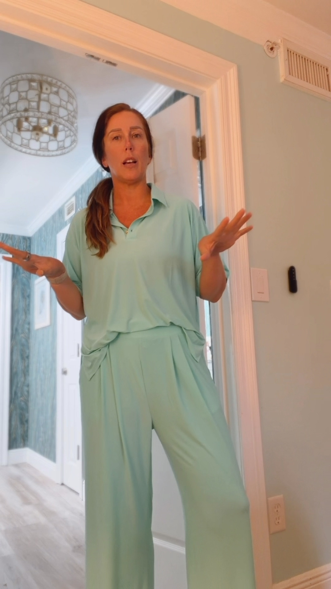 Working remote, teaching from the beach in this cute and comfy set from Red Raccoon! 
I wanted something light and airy so in my breaks I could go out and check in with the boys. I got this in a couple color ways and love them both! 

#LTKootd #LTKMidsize #LTKTall