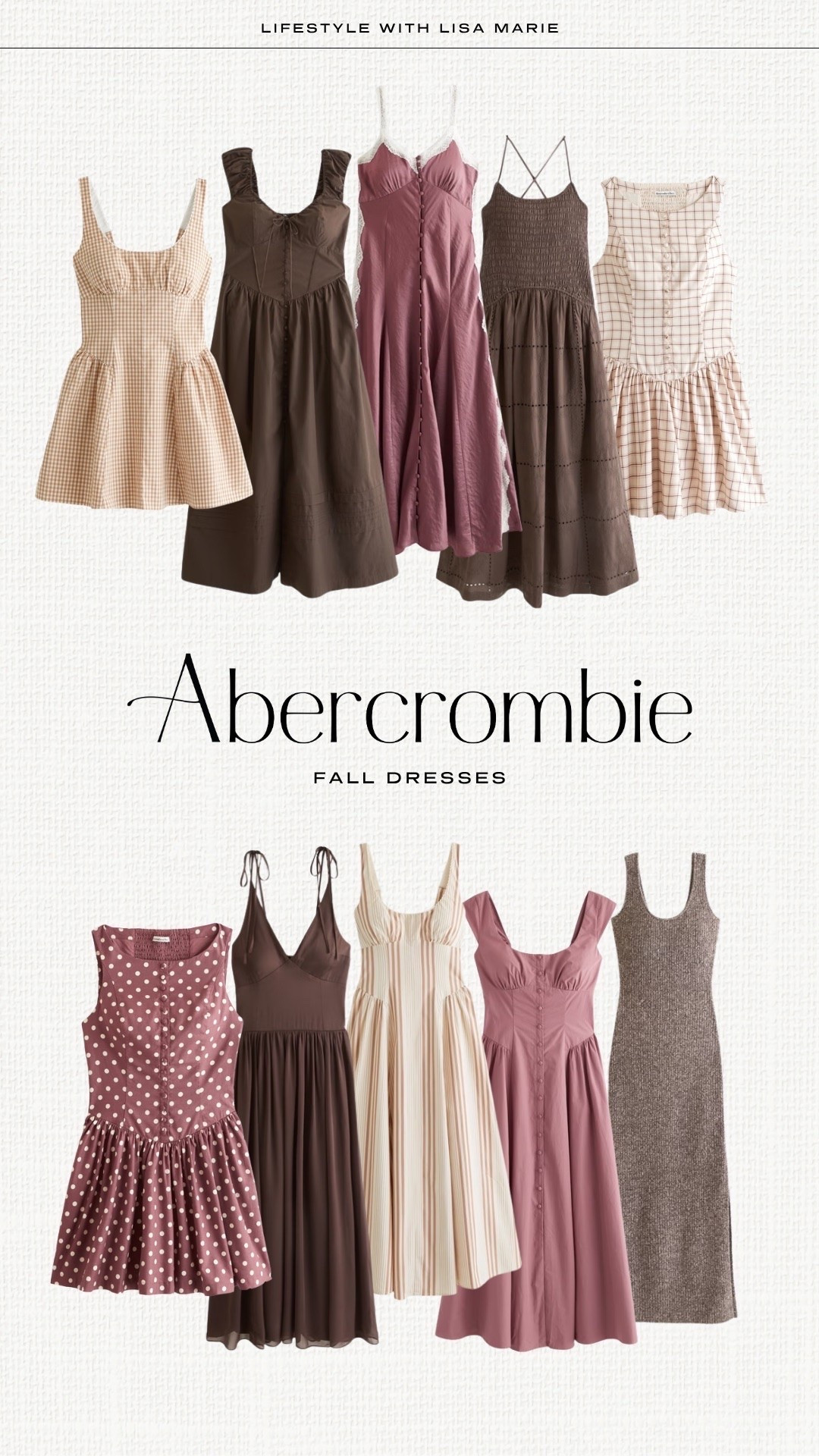 Abercrombie fall dresses! Bra-free mini, midi and maxi dresses. Dresses with built in bras. Fall event, shower and vacation dresses. Elevated casual dresses and outfits. Sweater dresses. Bustier and corset dresses. Plaid and polka dot dresses. Lightweight maxis. Satin and silk dresses.

#LTKSeasonal #LTKPetite #LTKootd