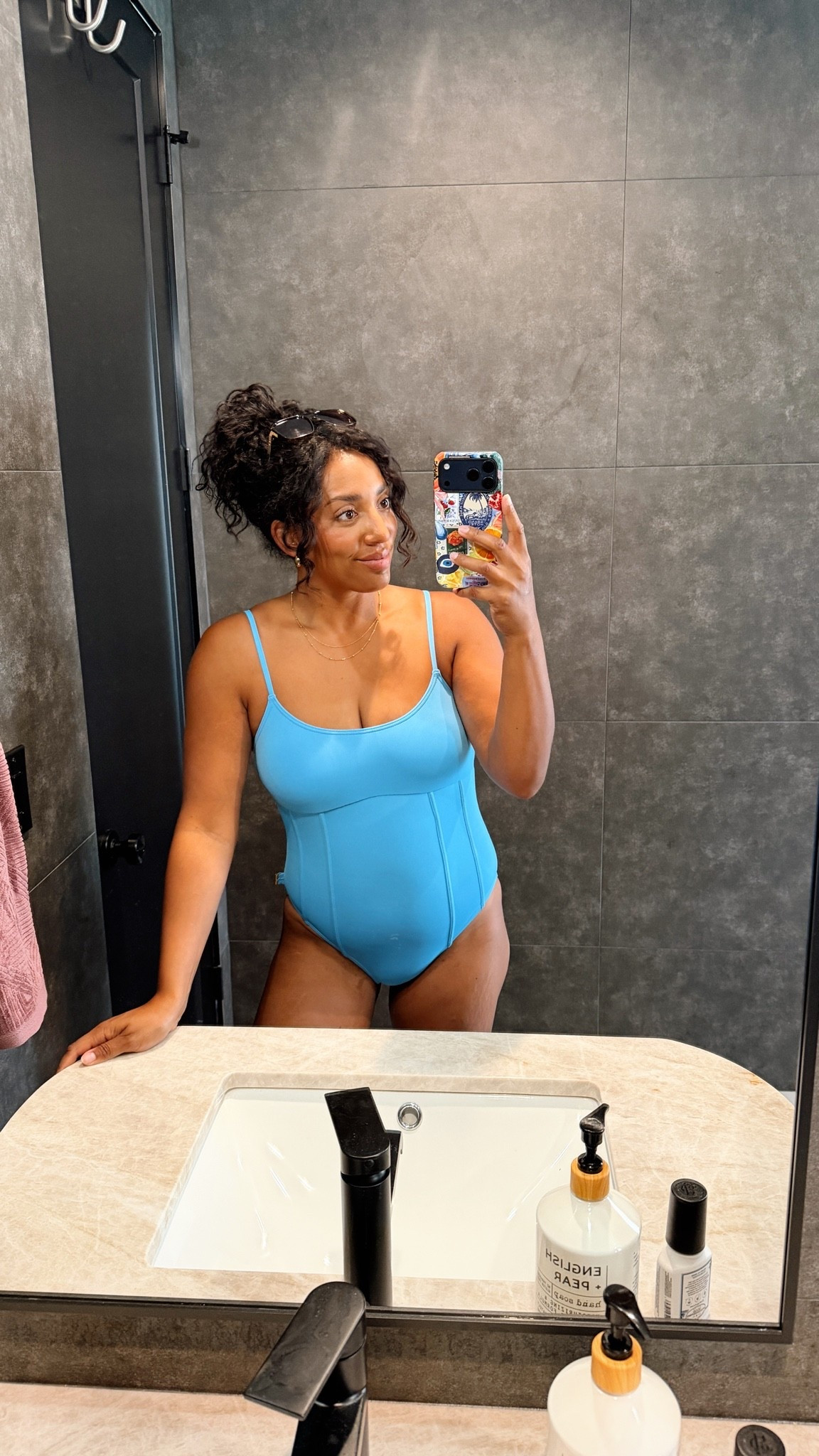 Wearing size 10 in swimsuit! @Beach2Ocean

#LTKmomlife #LTKMidsize #LTKSwim