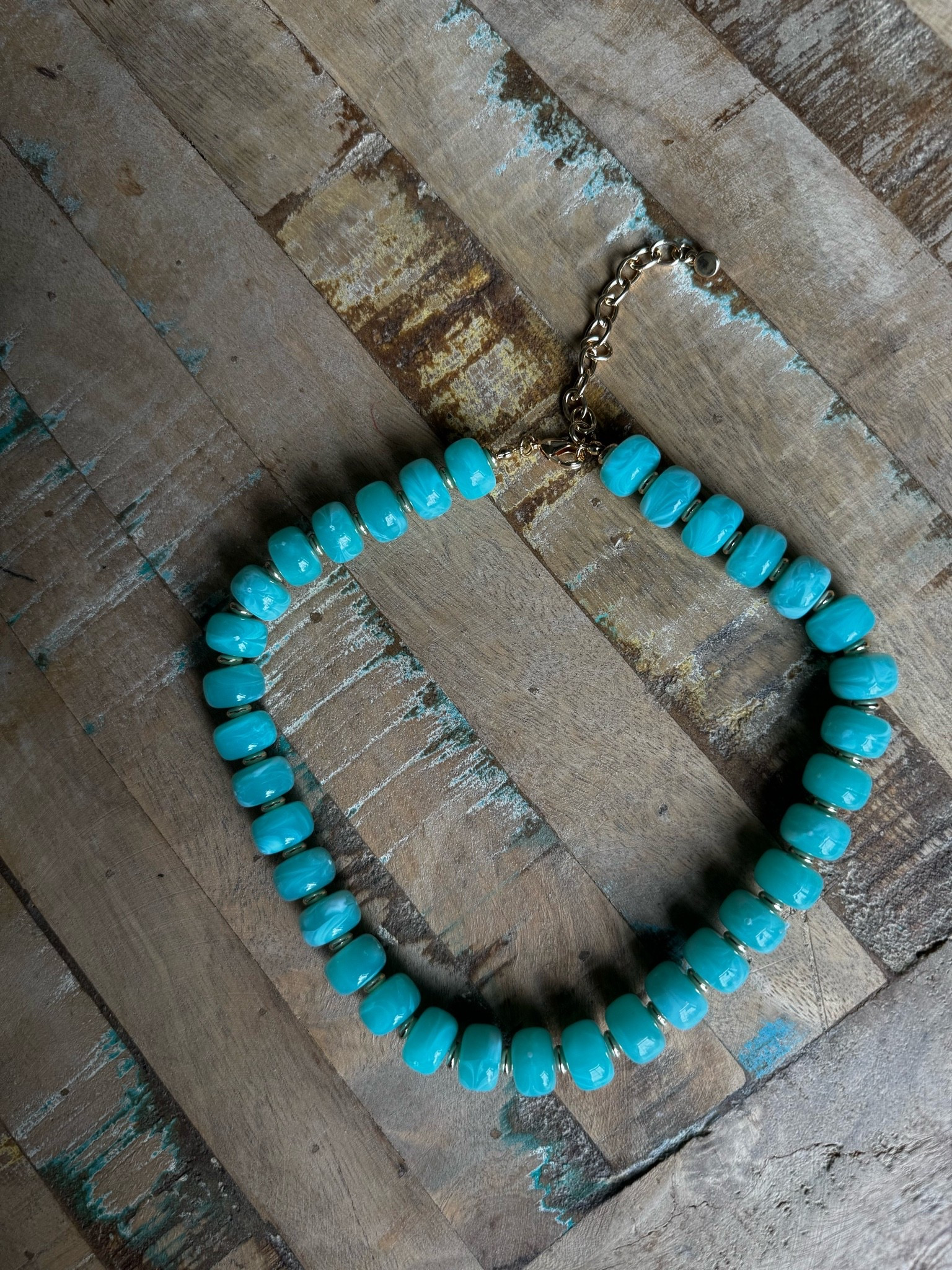 The cutest turquoise necklace. They are so trendy right now. Comes in lots of colors.

#LTKmomlife #LTKSeasonal #LTKOver40