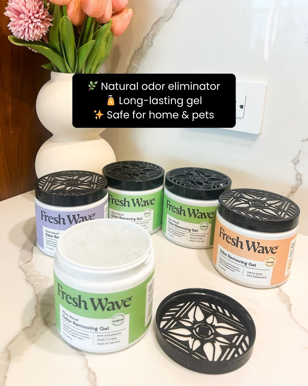 Keep your space fresh the easy, no-fuss way 🌿✨ with Fresh Wave odor removing gels! Made with natural plant oils, they work to absorb and neutralize odors instead of just covering them up—giving you clean, fresh air all day 💖🏡. Perfect for kitchens, bathrooms, pet areas, or anywhere you need continuous odor control 👀✨. Trust me, this is one home essential you’ll notice right away 💕

#odorremover #homeessentials #freshhome #cleanliving #homeliving #airfreshener #odorcontrol #homeupgrade #dailyessentials #cozyhome #kitchenmusthaves #bathroomessentials #petfriendly #cleanhome #hygieneliving #homeinspo #lifestyleupgrade #ltkhome #ltkfinds #homecare #freshspace #cleanspace #hometips #everydayessentials 

 