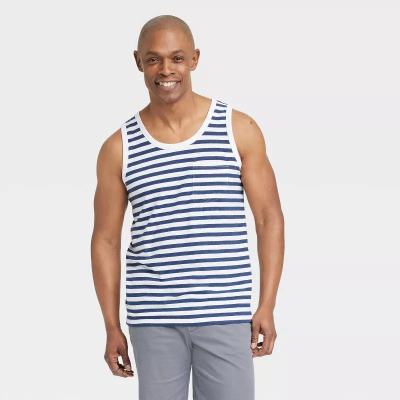 Men's Standard Fit U-Neck Tank Top - Goodfellow & Co™ | Target