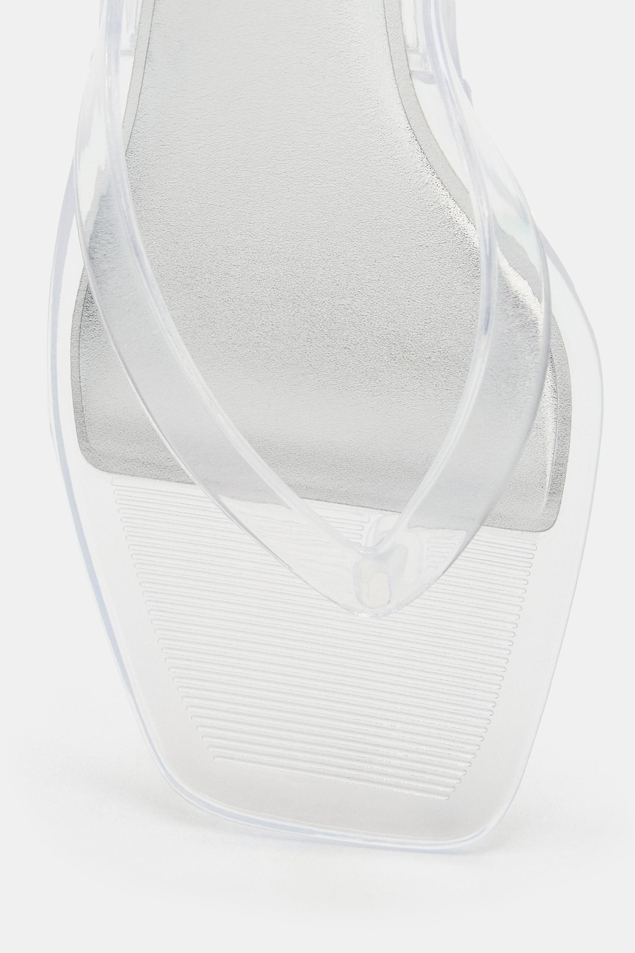 VINYL STRAP SANDALS | Zara US