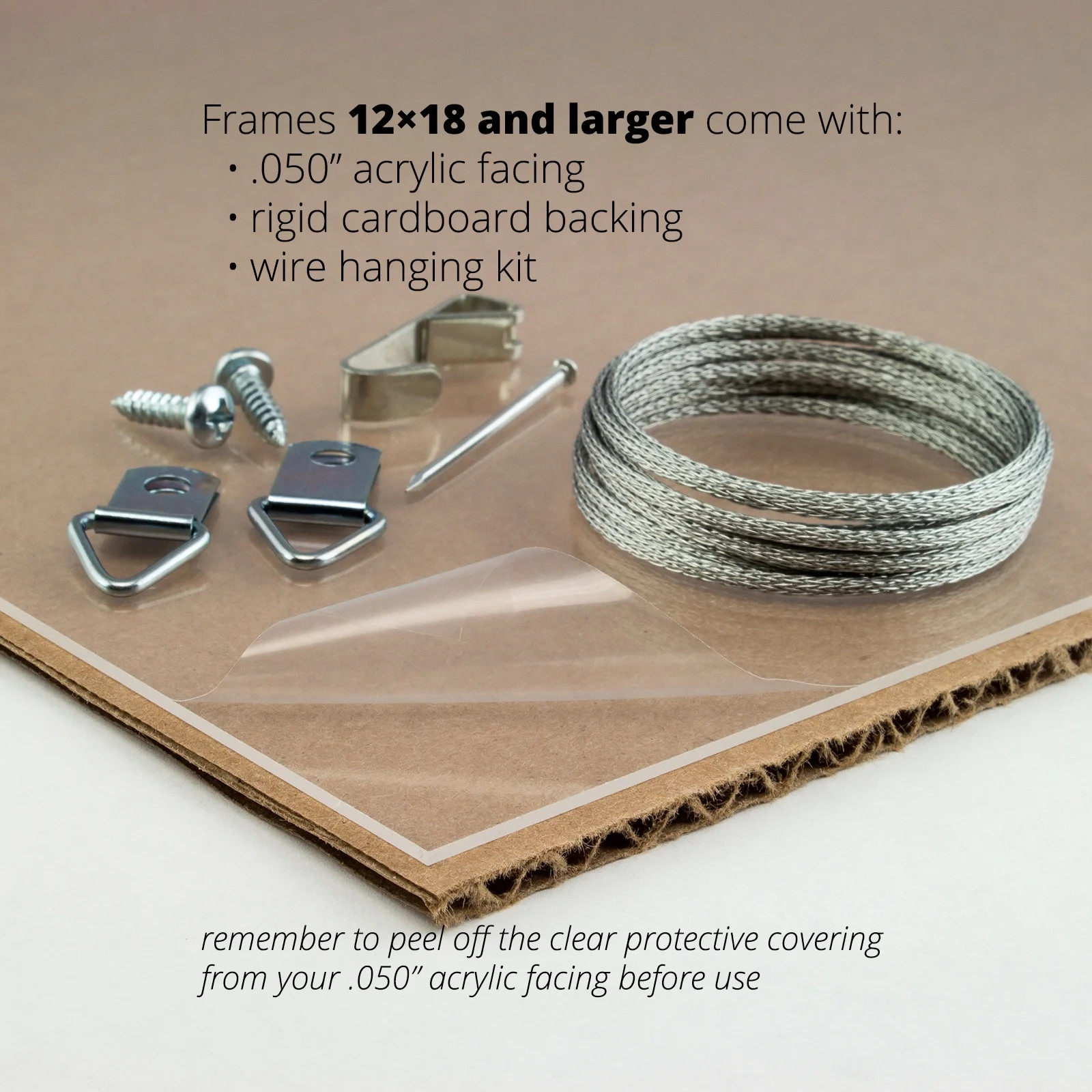 Craig Frames Wiltshire 236, Simple White Hardwood Picture Frame with Single White Mat - Displays ... | Walmart (US)