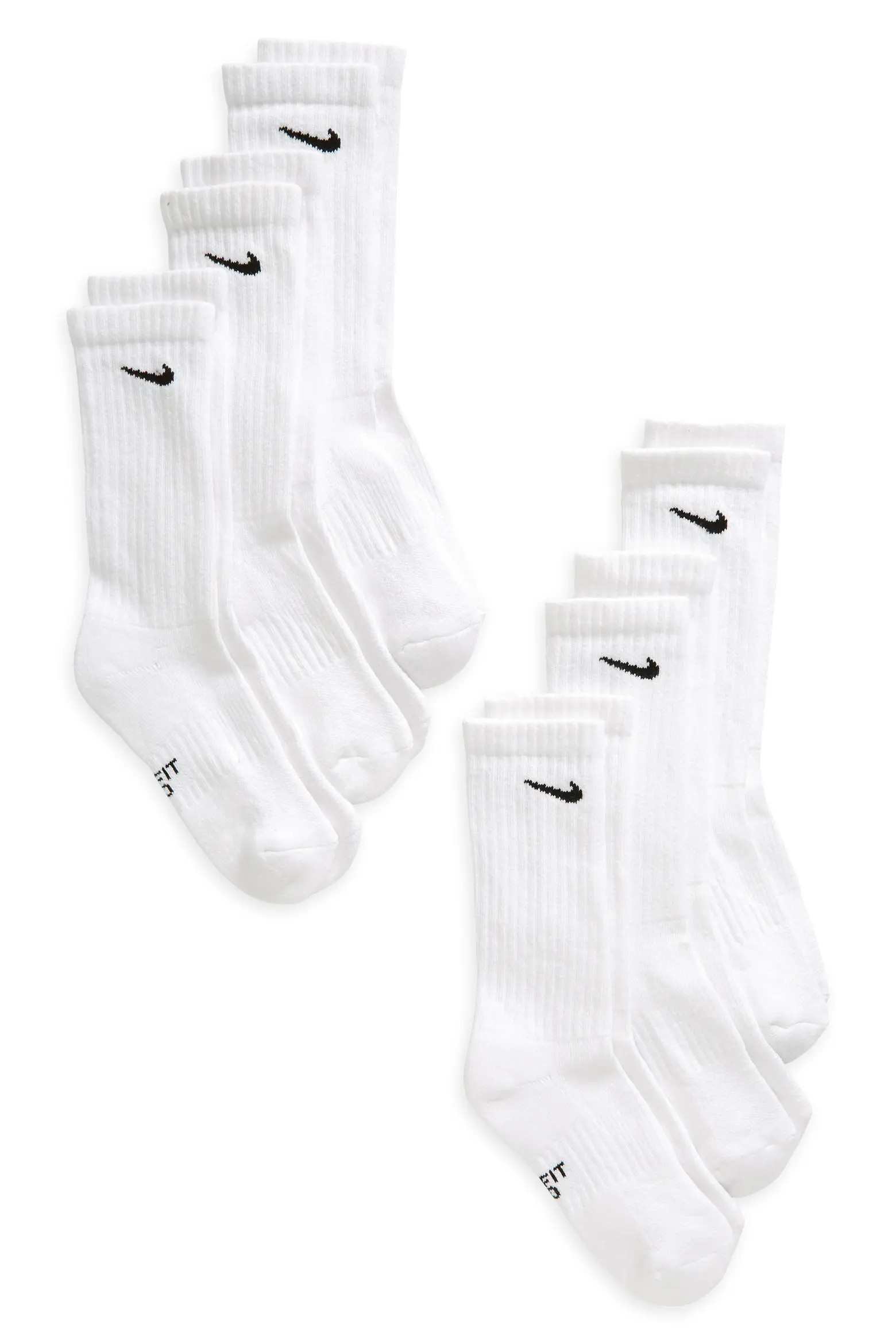 Pack of 6 Everyday Cushioned Crew Socks (Men) | Nordstrom | Nordstrom