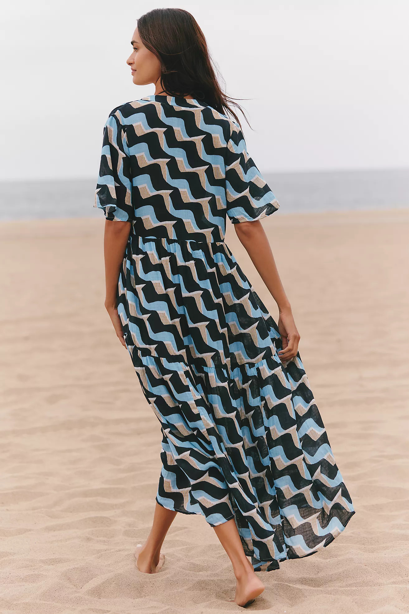 The Kallie Flowy Maxi Dress | Anthropologie (US)