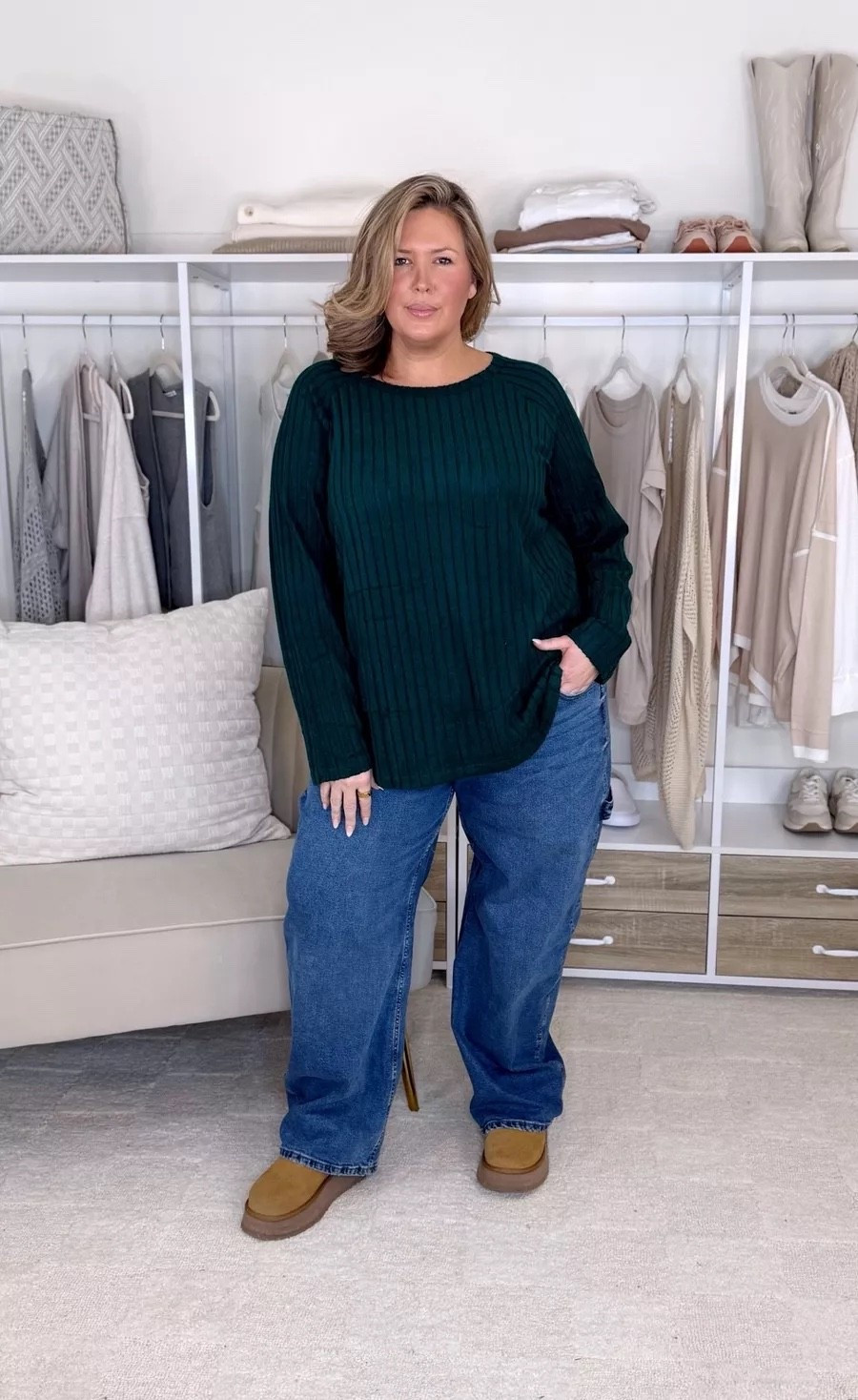 Wearing a 3X in the top and 20 in the jeans!

Plus size fashion, winter fashion, comfy casual, everyday outfit ideas, trendy fashion

#LTKPlusSize #LTKFindsUnder50 #LTKMidsize