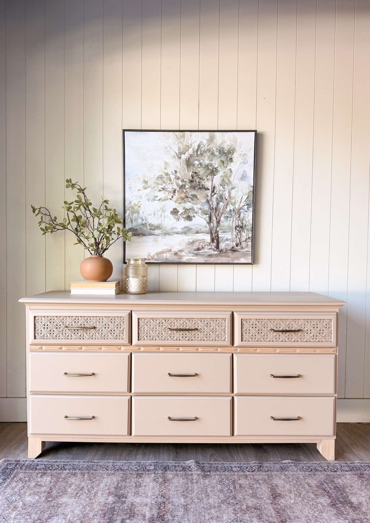 Vintage dresser makeover