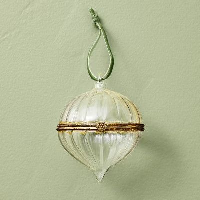 Hinged Glass Christmas Tree Ornament - Hearth & Hand™ with Magnolia | Target