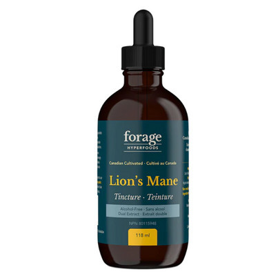 Forage Hyperfoods Lion's Mane Tincture Alcohol Free | Well.ca