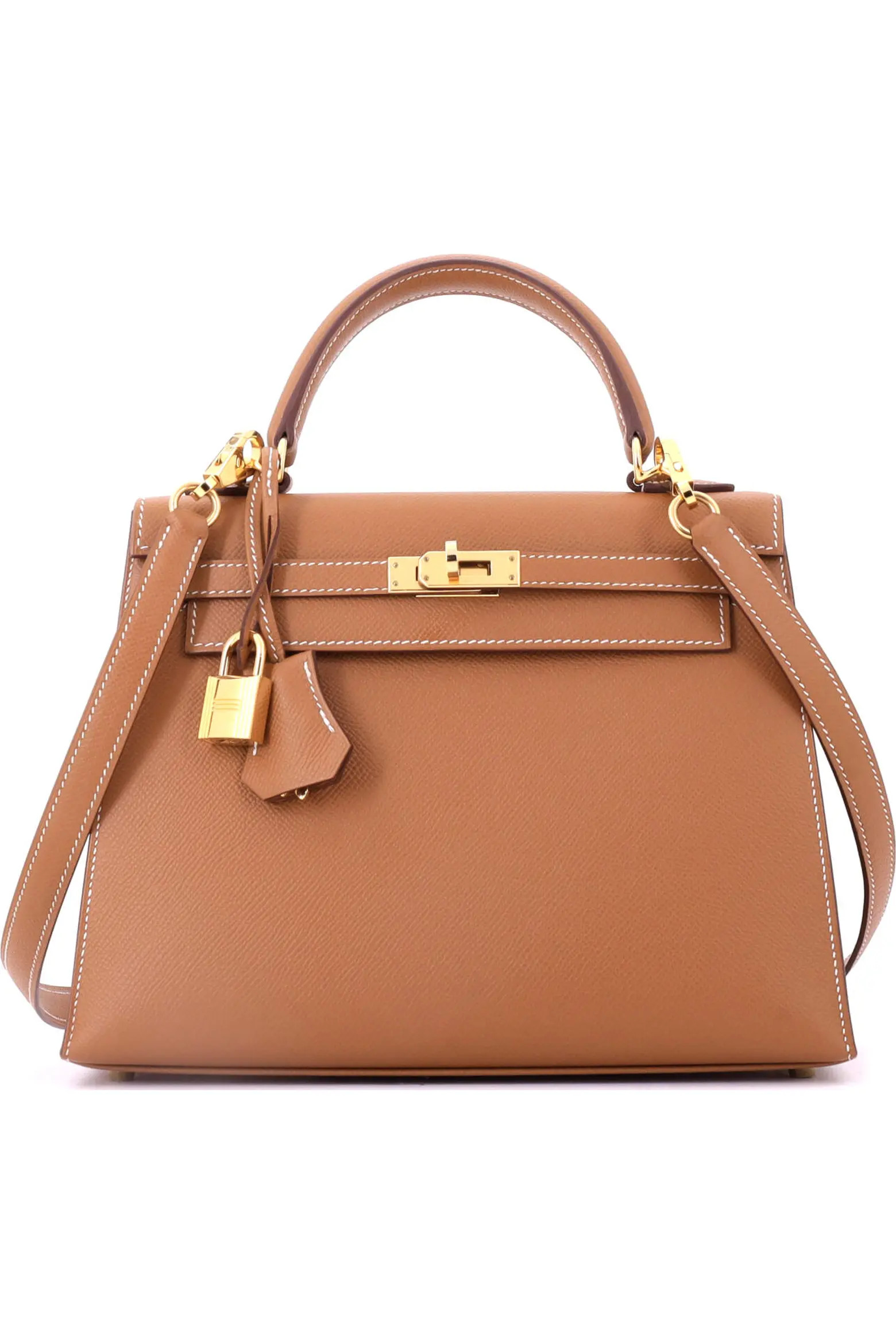 Kelly Handbag Brown Epsom with Gold Hardware 25 (Women) | Nordstrom | Nordstrom