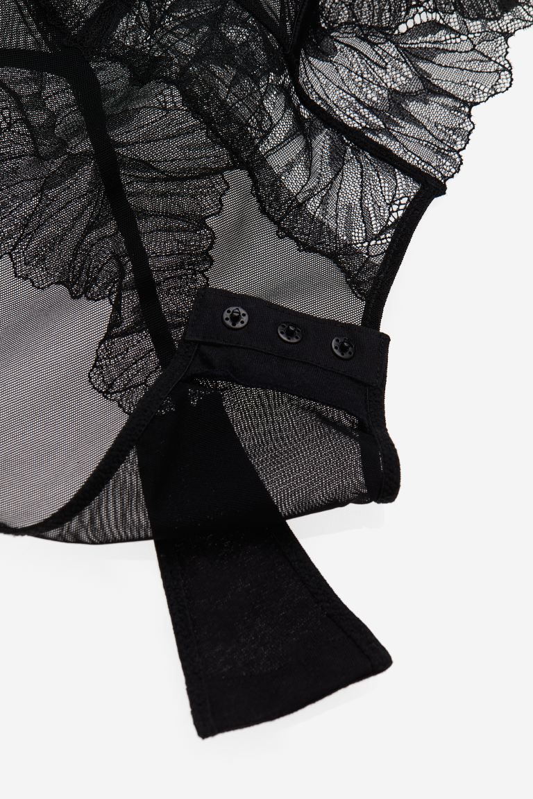 Lace Thong Bodysuit - Black - Ladies | H&M US | H&M (US + CA)