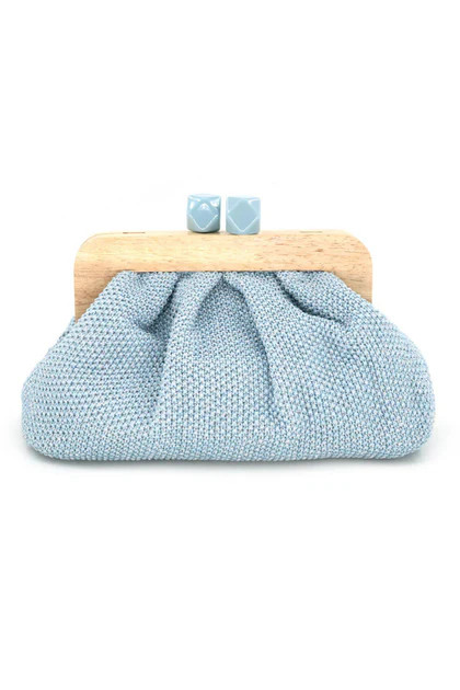 Lia Sky Blue Clutch Bag | The Willow Tree