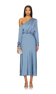 ASTR the Label Elwood Dress in State Blue from Revolve.com | Revolve Clothing (Global)