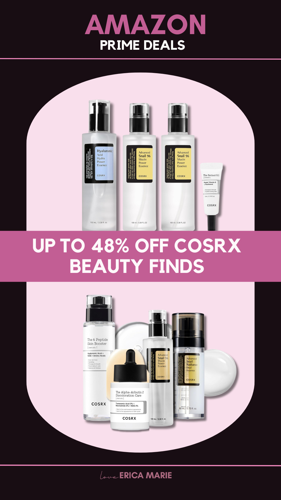Save up to 48% on COSRX beauty finds. Stock up on popular K-beauty skincare products, including cleansers, serums, moisturizers, and acne care essentials. These affordable skincare favorites are great for building a simple routine and keeping your skin looking healthy. Don’t miss these limited-time deals on bestselling COSRX products. 

 