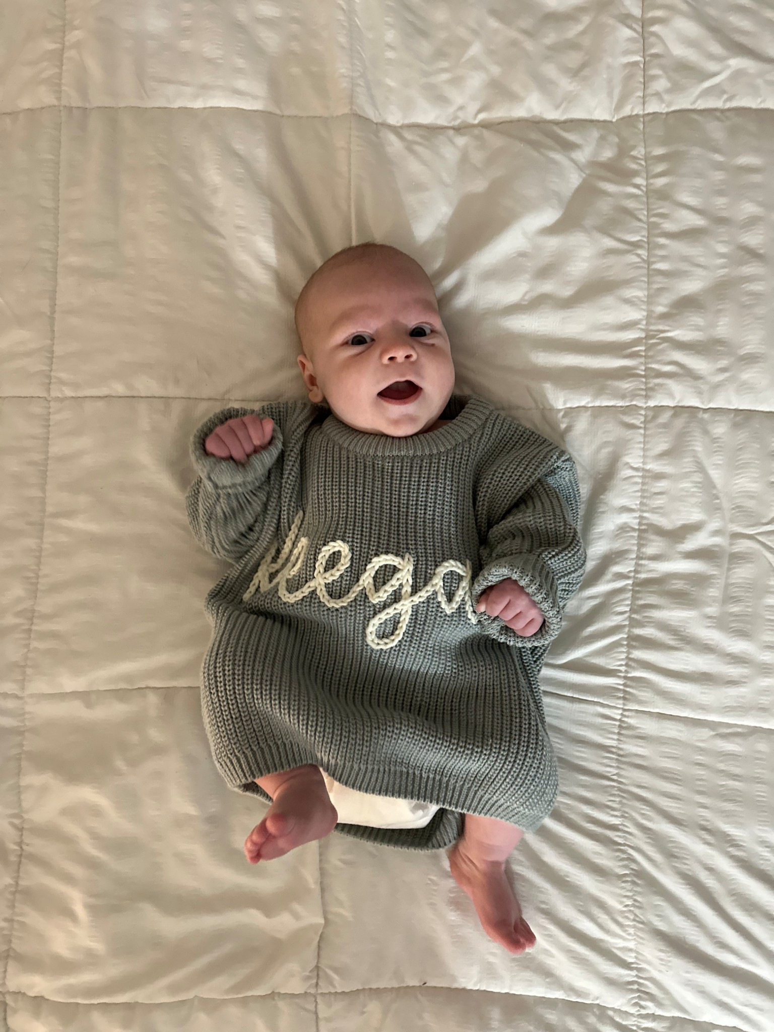 Name sweater for newborn baby 🥰

#LTKBaby #LTKKids #LTKmomlife