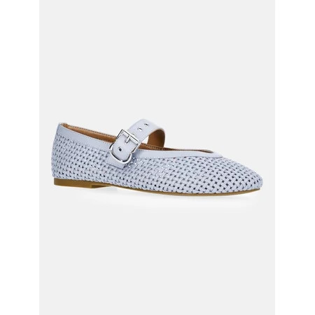 Free Assembly Women s Woven Mary Jane Ballet Flats | Walmart (US)