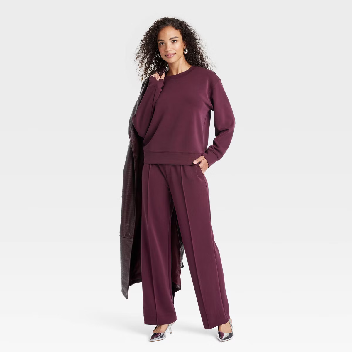 Women's Sandwash Pullover Sweatshirt - A New Day™ | Target