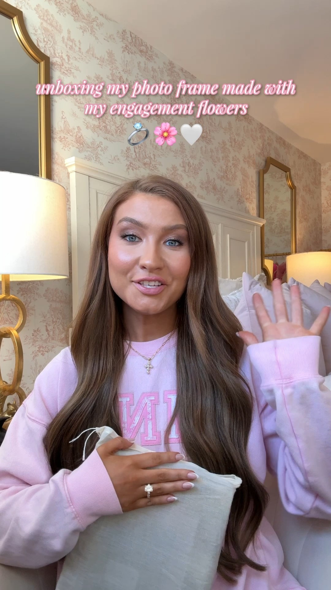 The sweetest sentimental gift for the engaged couple! This photo frame is made with florals from our engagement day and I adore it!

#LTKWedding