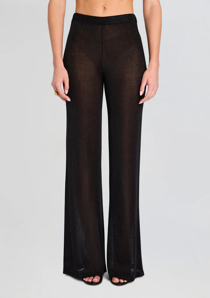 Sheldon Metallic Knit Pant | Retrofete