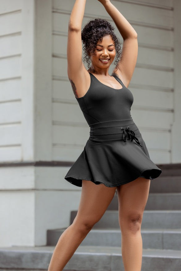 Twirl Dress - Black | POPFLEX