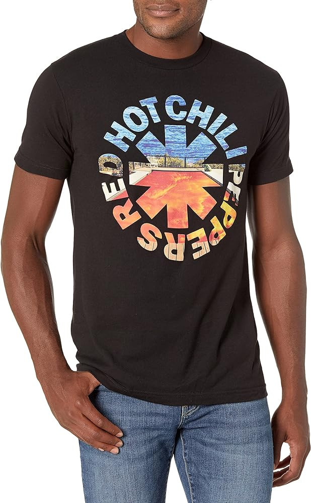 Red Hot Chili Peppers Men's Standard Official Californication Asterisk T-Shirt | Amazon (US)