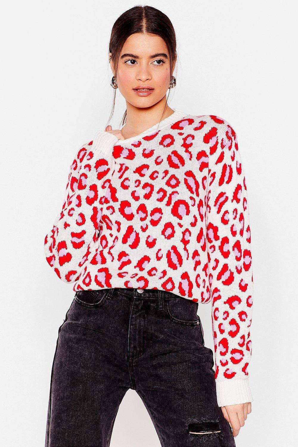 Tail Me About Knit Relaxed Leopard Sweater | NastyGal (US & CA)