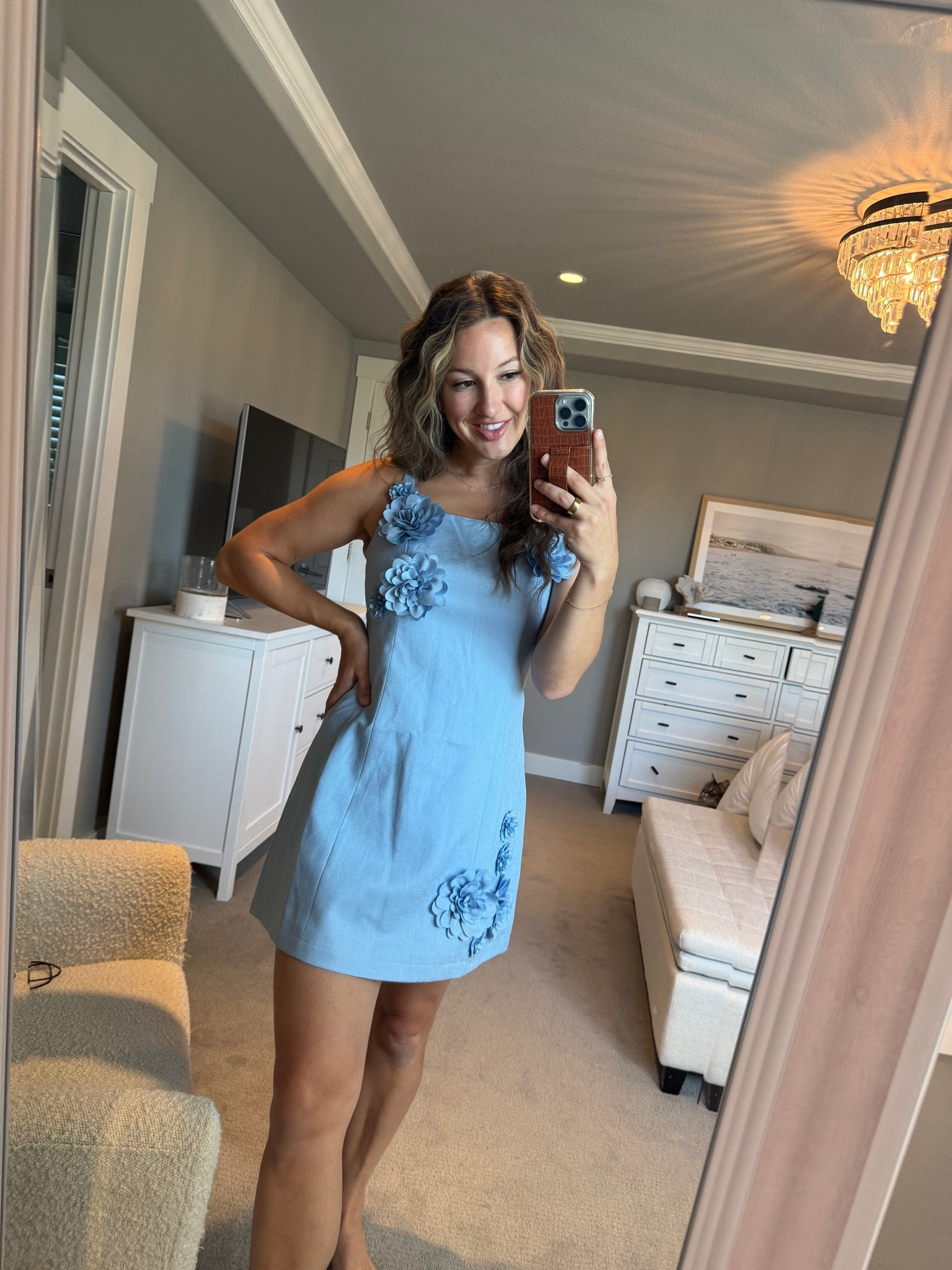 This dress speaks for itself! These flowers are so pretty and I love the color! Very flattering cut and length. There are so many places you can wear this dress. I have a feeling I’m going to get asked where I got this when I wear it this summer 🌸@Commense 

Runs TTS • wearing a medium but wish I would have gone with my true size small

#dress #datenight #travel #wedding #ootd #outfit #shower #summer #event #blue

#LTKootd #LTKTravel #LTKgrwm