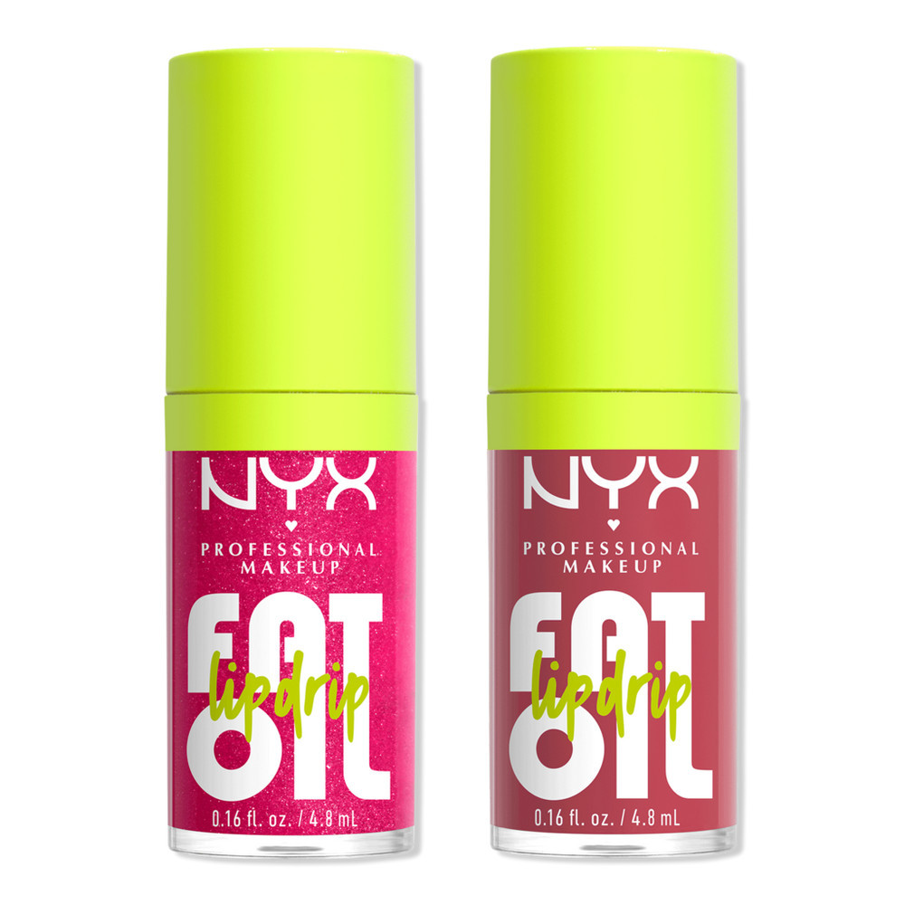 NYX Professional Makeup Fat Oil Lip Drip Lip Oil Duo - Supermodel & Chillin Like a Villian | Ulta