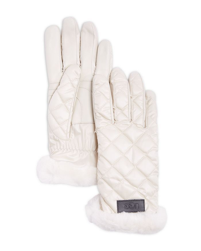 UGG® Quilted Shearling Cuff Tech Gloves | Bloomingdale's (US)