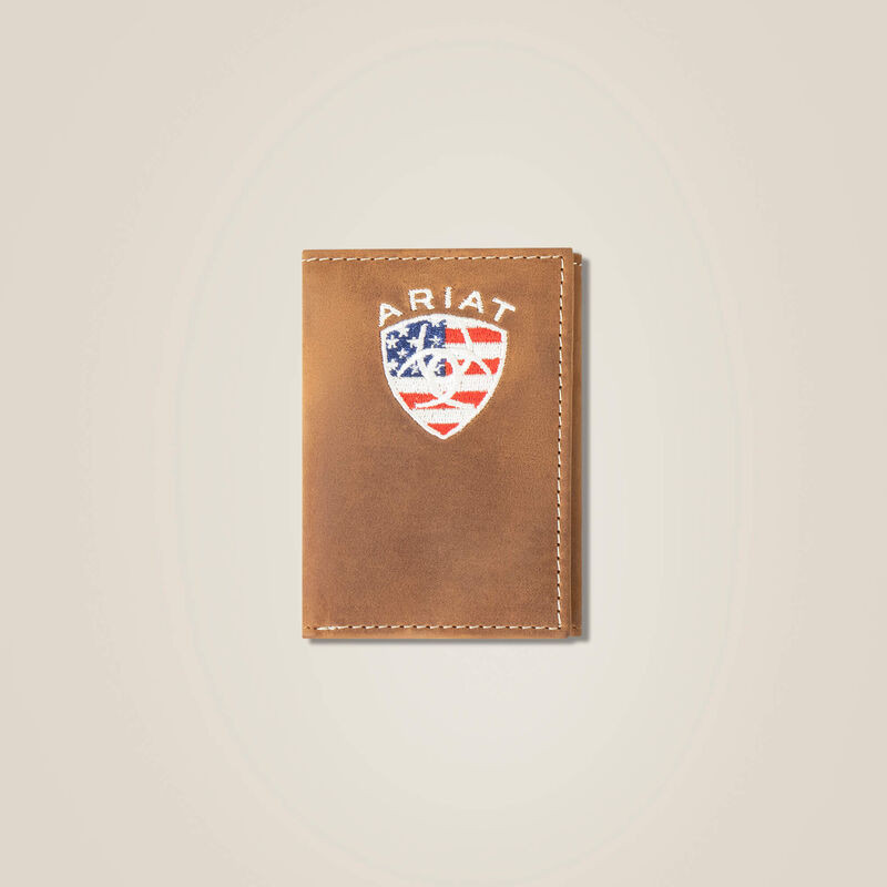 Flag Shield Trifold Wallet | Ariat (US)