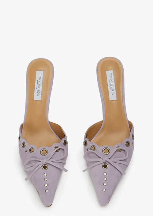 Shae Butterscotch Suede Heels | Tony Bianco US