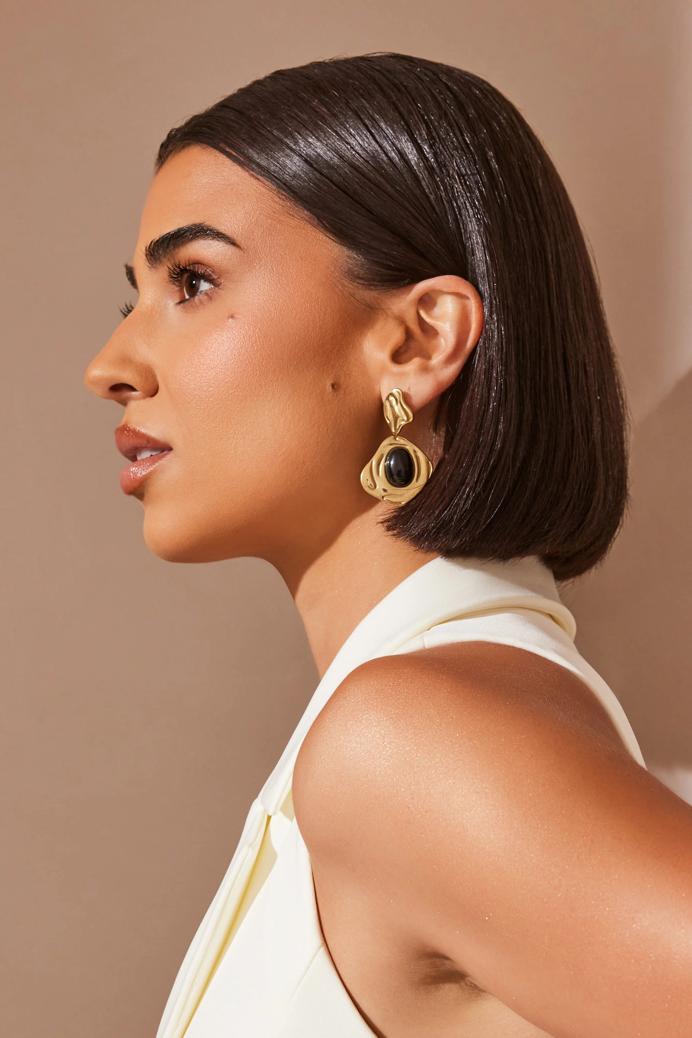Hilda Drop Earrings - Gold | MESHKI US