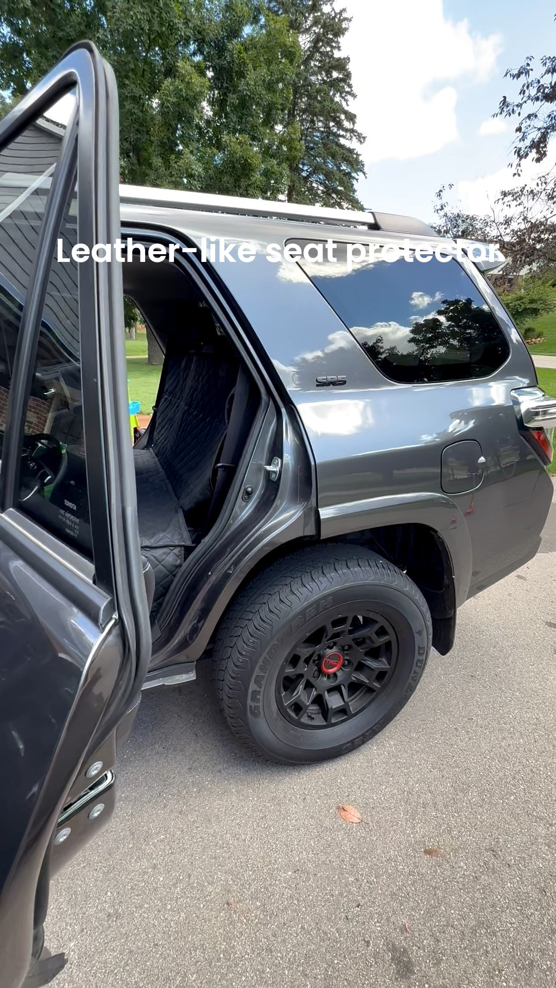 New car means new seat protector! I wanted one that felt like the leather seats and this one is it!! Even has Velcro holes for the car seats. Soft to touch! Not scratchy 

#LTKHome #LTKSaleAlert #LTKFindsUnder50