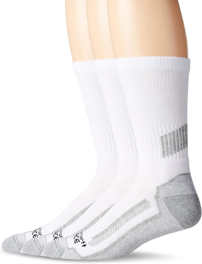 Carhartt Men's Force Performance Work Socks 3 Pair Pack | Amazon (US)