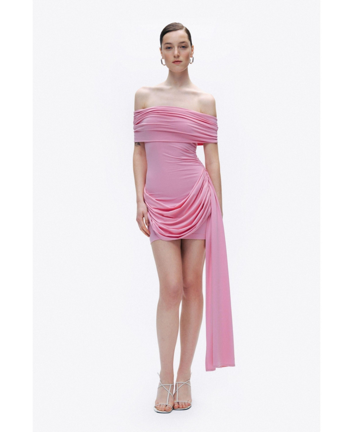 Nocturne Women's Off Shoulder Mini Dress - Light/pastel pink | Macy's