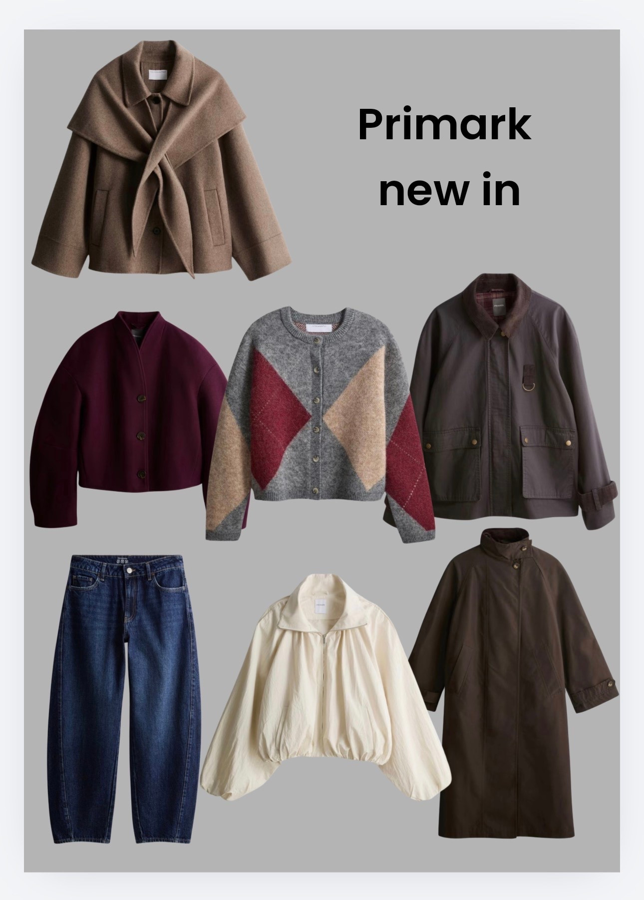 The new in collection at Primark is SO good. Great pieces at exceptional value to take you into Autumn. In store or click and collect x

#LTKautumn #LTKover50style #LTKstyletip