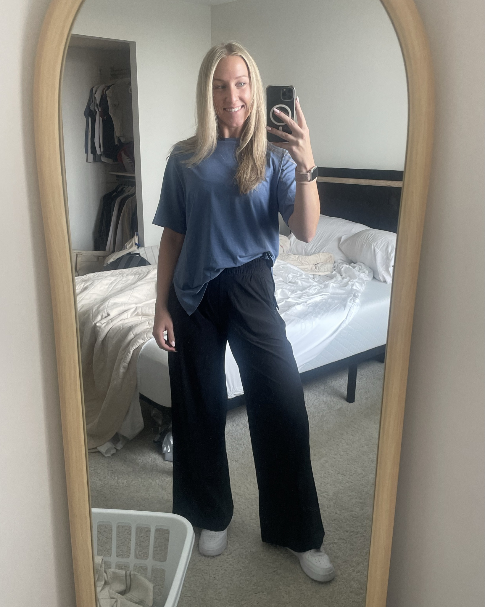 an outfit I love as a PE teacher! I will be living in lululemon’s Swift Mid-Rise Wide Leg pant - I already have them in 2 colors 🤤

#LTKActive #LTKWorkwear #LTKBacktoSchool
